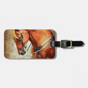 Etiqueta Para Maletas Caballo Occidental