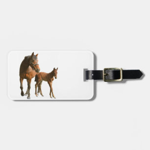 Etiqueta Para Maletas Caballos