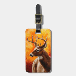 Etiqueta Para Maletas Cabeza de toro de Whitetail Deer Trophy
