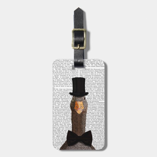 Etiqueta Para Maletas Cabeza distintiva 2 (Frente Vertical)