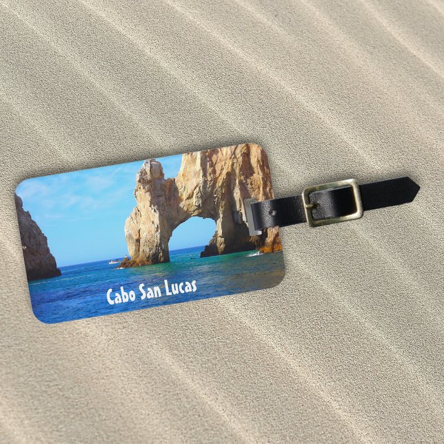 Etiqueta Para Maletas Cabo San Lucas Arch Beach México (Subido por el creador)