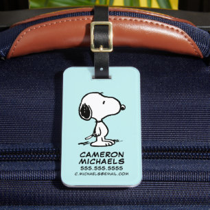 Etiqueta Para Maletas Cacahuetes   Snoopy