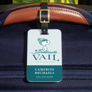 Etiqueta Para Maletas Cacahuetes Snoopy Vail Colorado