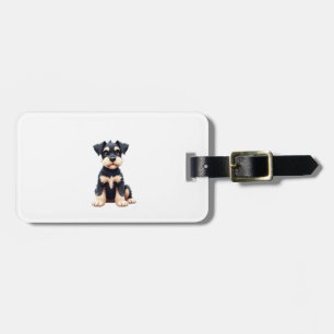 Etiqueta Para Maletas Cachorro de Schnauzer Miniatura (4)