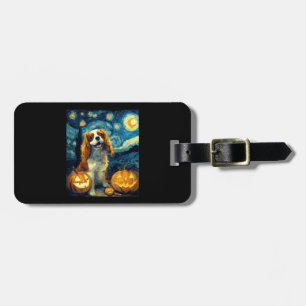 Etiqueta Para Maletas Cachorro Spaniel King Charles Cavalier Lindo Hallo