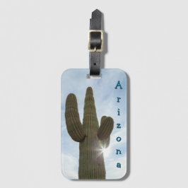 Etiqueta Para Maletas Cactus Saguaro de Arizona