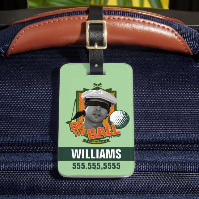 Etiqueta Para Maletas Caddyshack | Be The Ball (Anverso In situ 2)