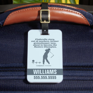 Etiqueta Para Maletas Caddyshack   Cindrella Story