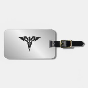 Etiqueta Para Maletas Caduceus de Silver Medical