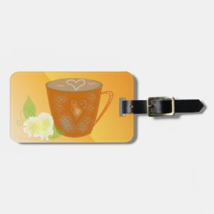 Etiqueta Para Maletas Café