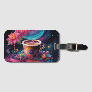 Etiqueta Para Maletas Café de Galaxia Jardín