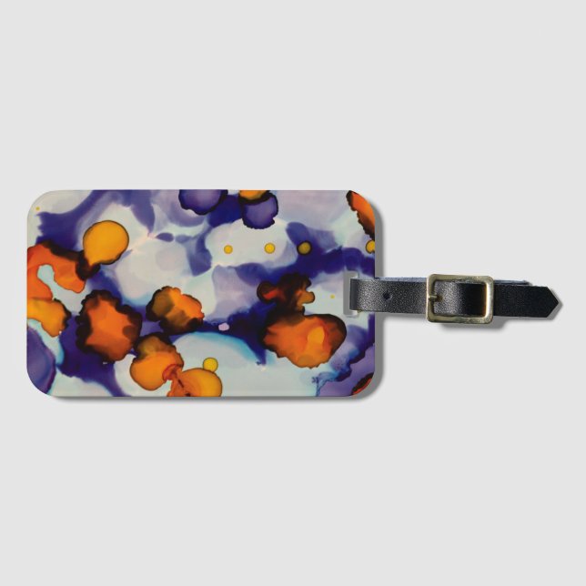 Etiqueta Para Maletas Calabaza de Azure (Anverso horizontal)
