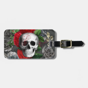 Etiqueta Para Maletas Calavera