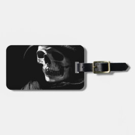 Etiqueta Para Maletas Calavera de la Parca