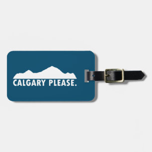 Etiqueta Para Maletas Calgary Please