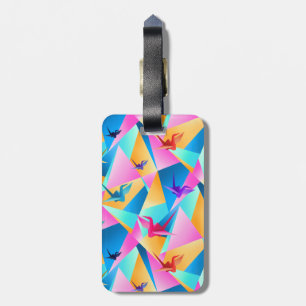 Etiqueta Para Maletas Calidoscopio de Origami