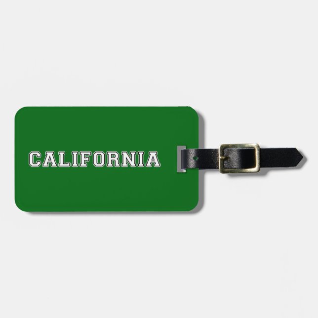 Etiqueta Para Maletas California (Frente Horizontal)
