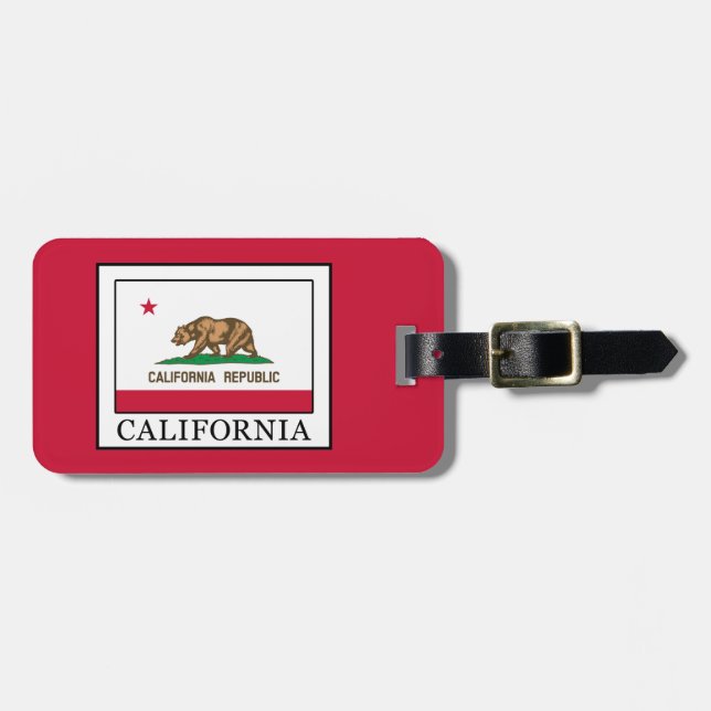 Etiqueta Para Maletas California (Frente Horizontal)