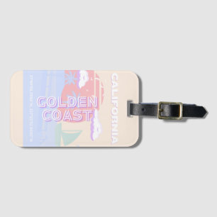 Etiqueta Para Maletas California, Beach, Travel Art, Preppy, Pastel