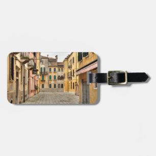 Etiqueta Para Maletas Calle Del Montello, Venecia Italia
