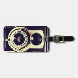 Etiqueta Para Maletas Cámara de vintage