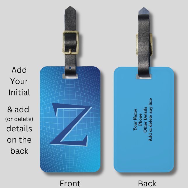 Etiqueta Para Maletas Cambiar las líneas geométricas iniciales y suaves  (Subido por el creador)