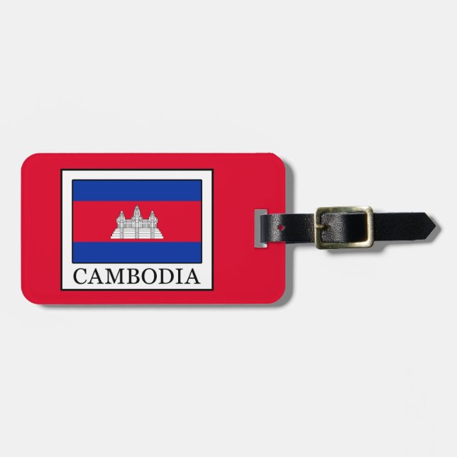 Etiqueta Para Maletas Camboya (Frente Horizontal)