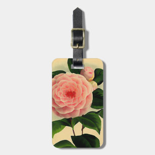 Etiqueta Para Maletas Camelia del vintage