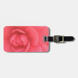 Etiqueta Para Maletas Camellia rosa
