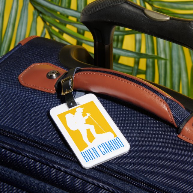 Etiqueta Para Maletas Camino de Santiago (Anverso In situ 1)