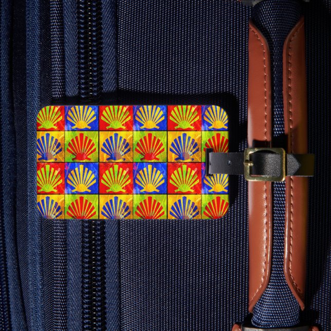 Etiqueta Para Maletas Camino de Santiago (Anverso In situ 4)