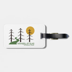 Etiqueta Para Maletas Camino del Parque Nacional Wrangell-St. Elias