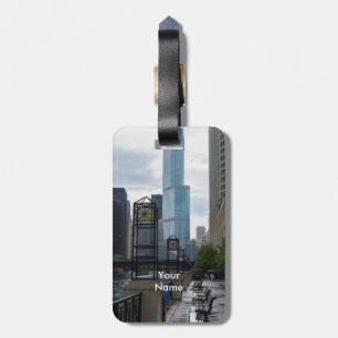 Etiqueta Para Maletas Camino del Río Chicago