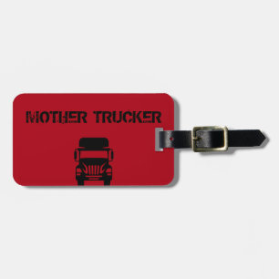 Etiqueta Para Maletas Camionero Madre divertida y genial por Storeman