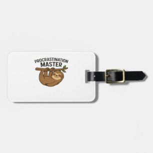 Etiqueta Para Maletas Camiseta clásica Procrastination Master