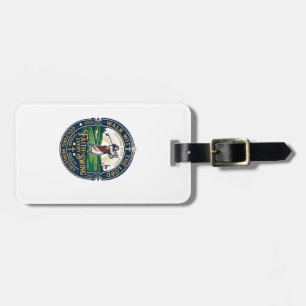 Etiqueta Para Maletas Camiseta de golf de Jesús Diseño basado en la fe_1