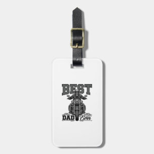 Etiqueta Para Maletas Camiseta de grabado vintage de motociclista el mej