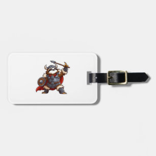 Etiqueta Para Maletas Camiseta Oversized viking sloth