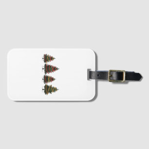 Etiqueta Para Maletas Camisetas De Navidad Árbol De Navidad Para Mujeres