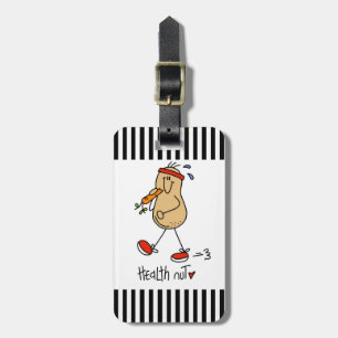 Etiqueta Para Maletas Camisetas y regalos de la nuez de la salud