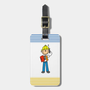 Etiqueta Para Maletas Camisetas y regalos para capataces de construcción