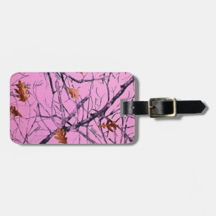 Etiqueta Para Maletas Camo rosado