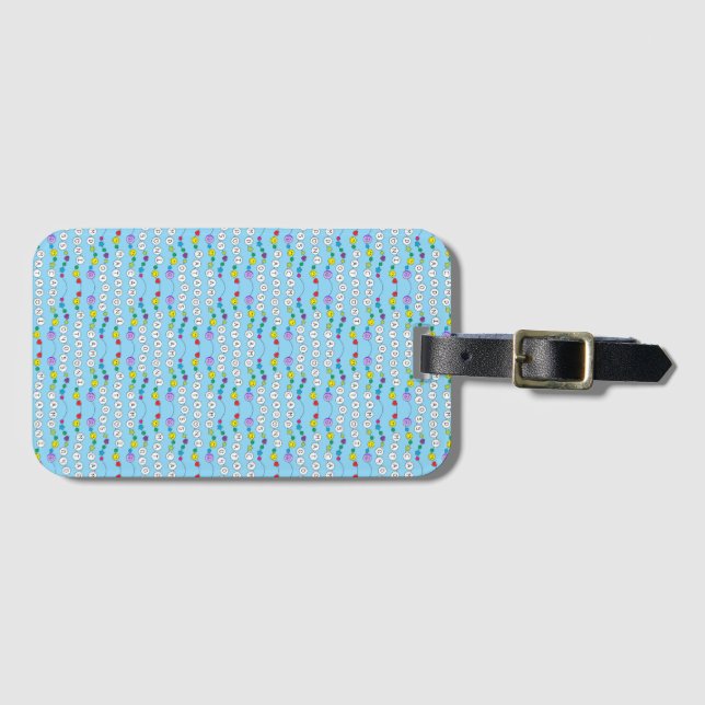 Etiqueta Para Maletas Campamento Mataponi Amistad Pulsera Flip Flops (Anverso horizontal)