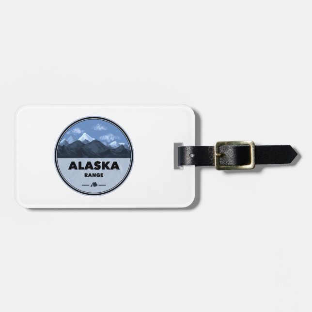 Etiqueta Para Maletas Camping Alaska (Frente Horizontal)