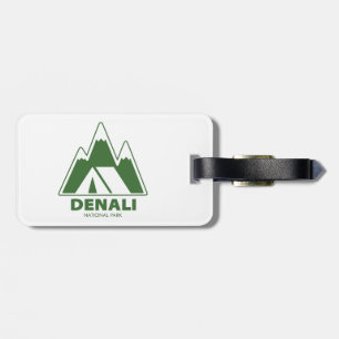 Etiqueta Para Maletas Camping del Parque Nacional Denali