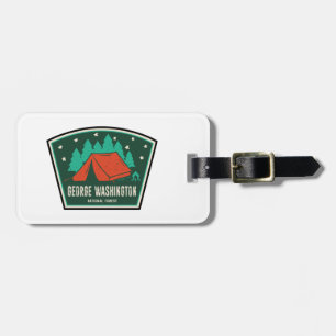 Etiqueta Para Maletas Camping Forestal Nacional de George Washington
