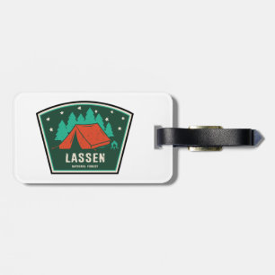 Etiqueta Para Maletas Camping Forestal Nacional de Lassen