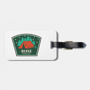 Etiqueta Para Maletas Camping Forestal Nacional Dixie