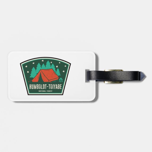 Etiqueta Para Maletas Camping Forestal Nacional Humboldt-Toiyabe (Atrás Horizontal)