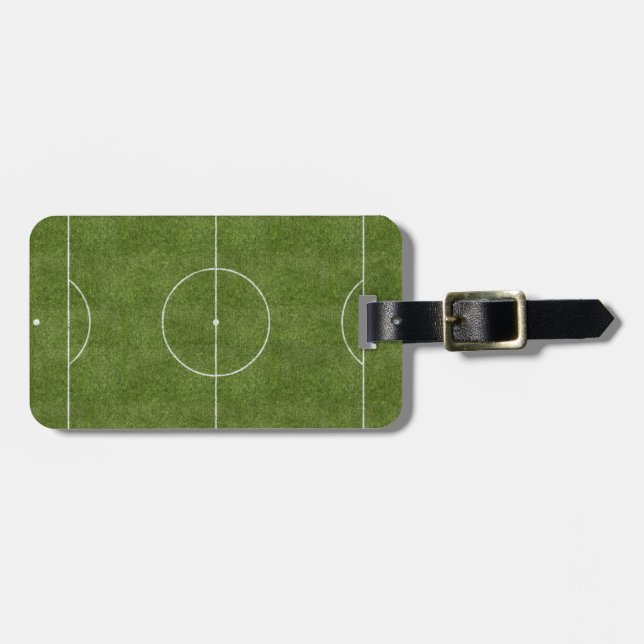 Etiqueta Para Maletas Campo de fútbol (Frente Horizontal)